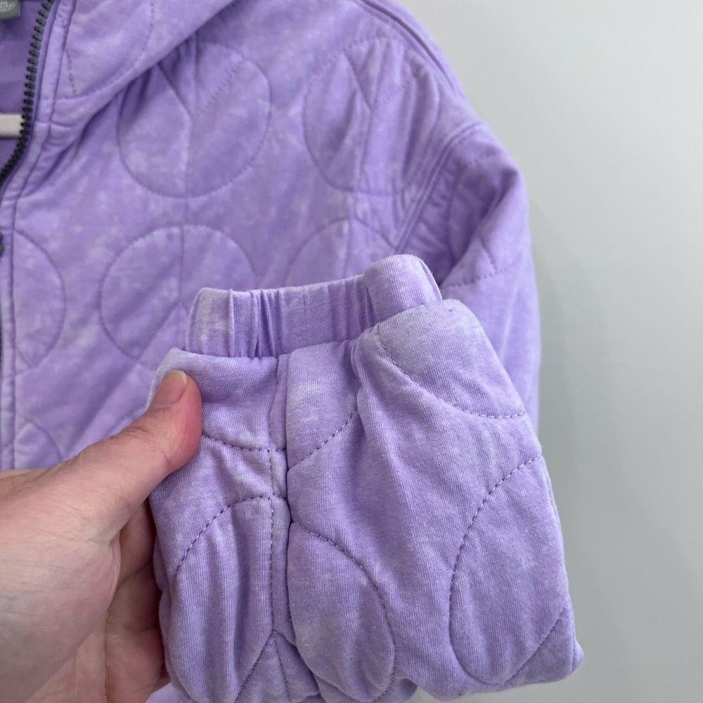Lucky Brand Youth Light Weight Full Zip Hoodie (Lilac Breeze, 10/12 - Picture 9 of 9